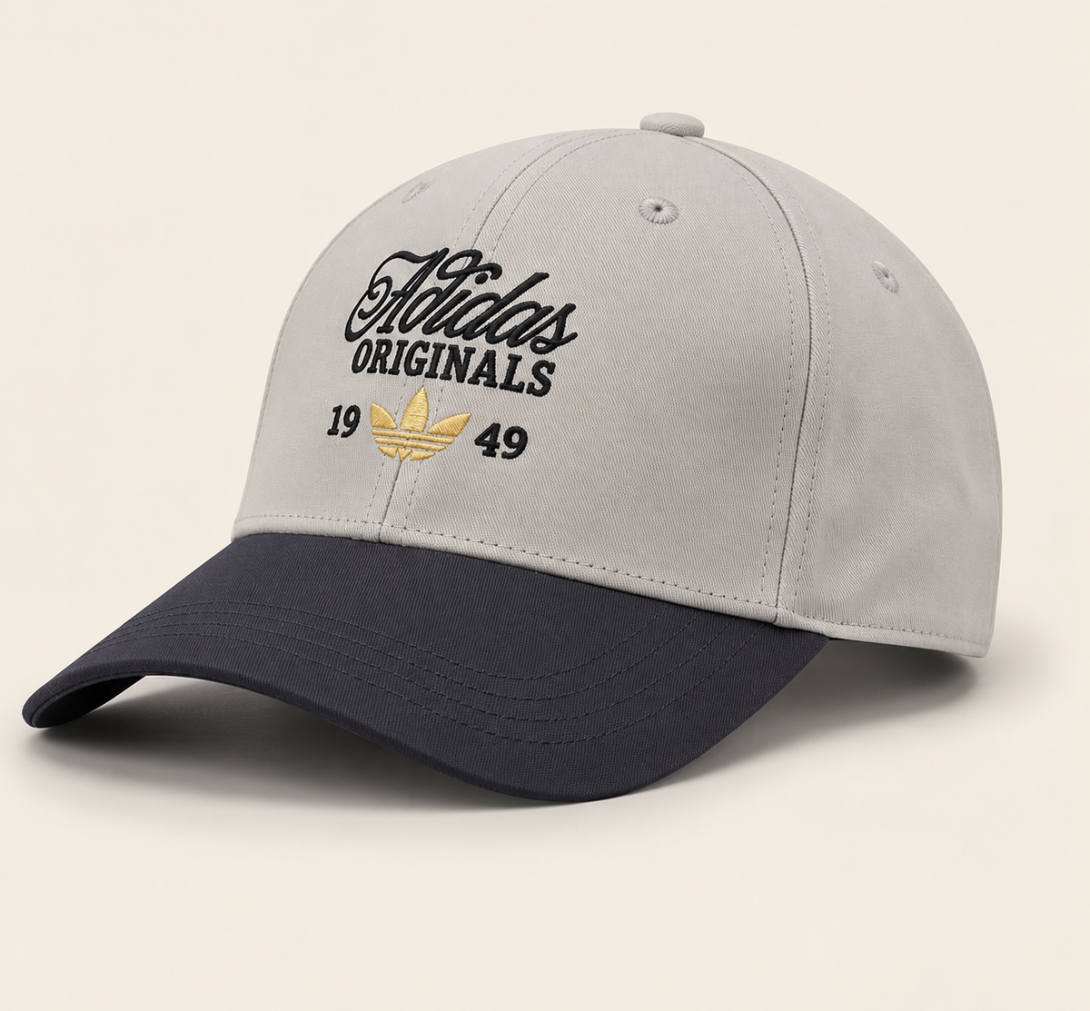 Gorra Adidas Originals 1949 Crema con Visera Negra