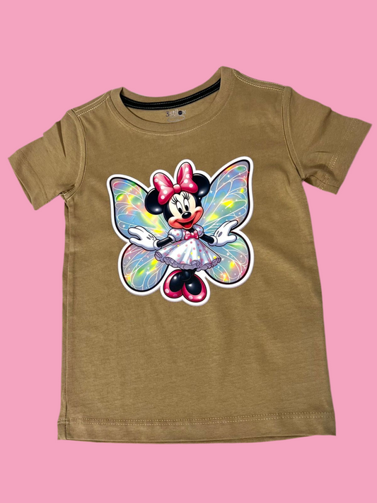 CAMISETA MANGA CORTA - MINNIE MOUSE MARIPOSA