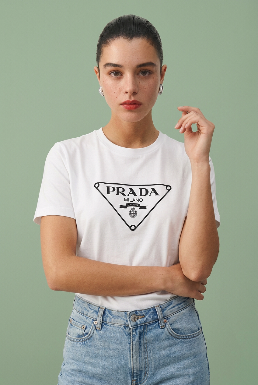 CAMISETA LARGA MUJER - PRADA