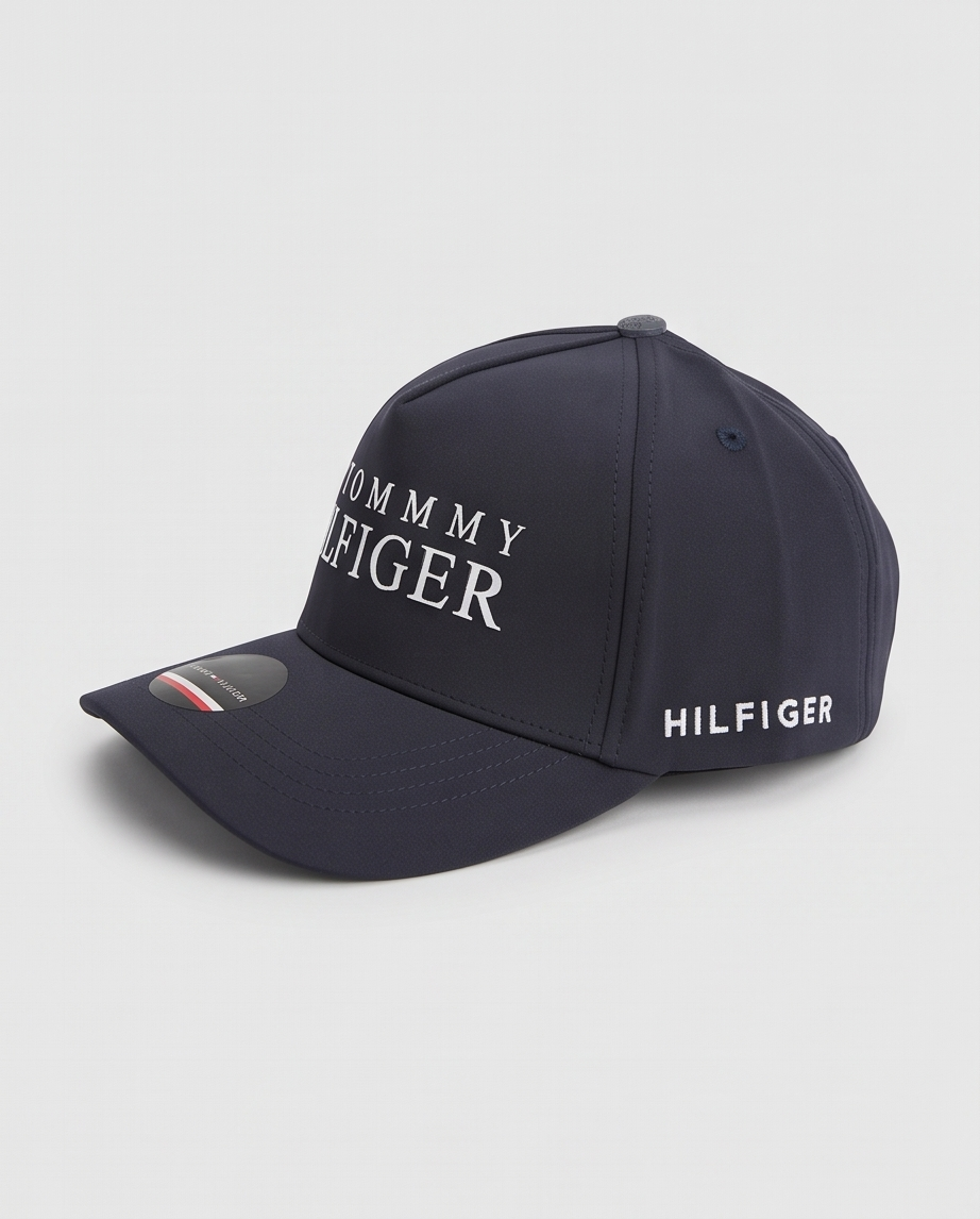 Gorra Tommy Hilfiger Logo - Structured Poliéster Estampado Alto Relieve Ajustable