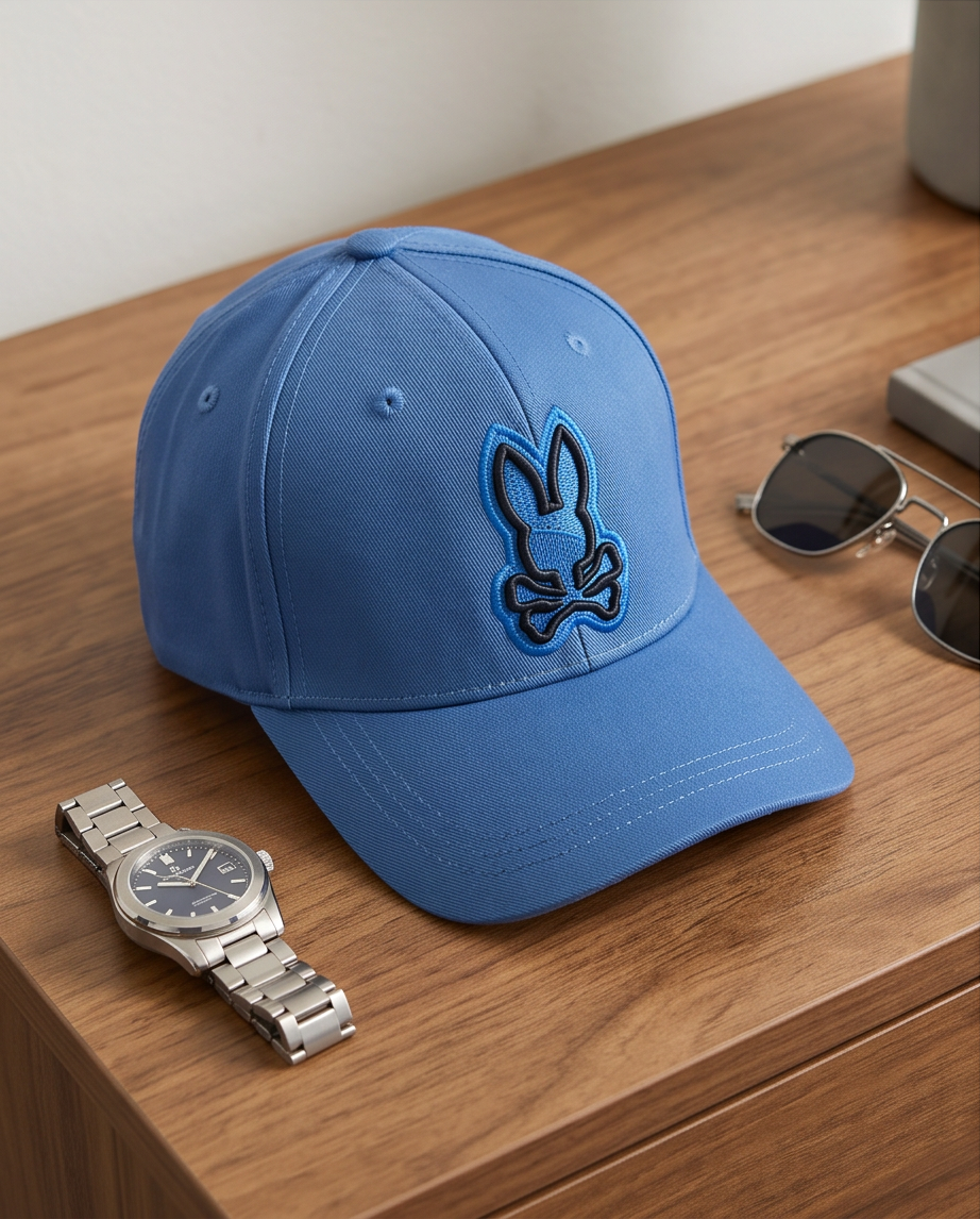 Gorra Psycho Bunny Classic Azul Acero