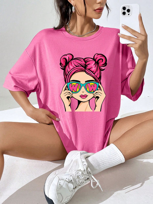 CAMISETA LARGA MUJER - GIRL