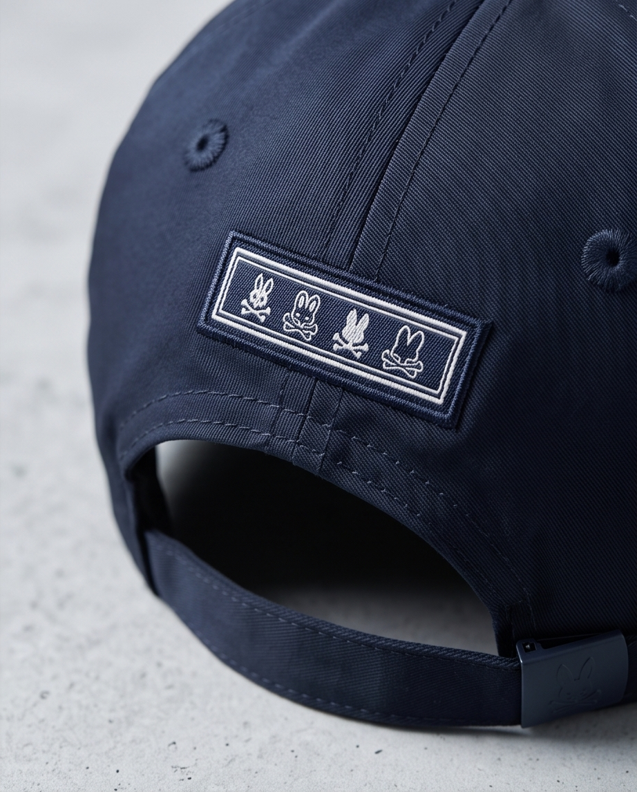 Gorra Psycho Bunny Medallion Azul Marino