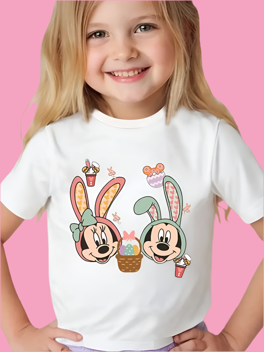 CAMISETA MANGA CORTA - MINNIE & MICKEY