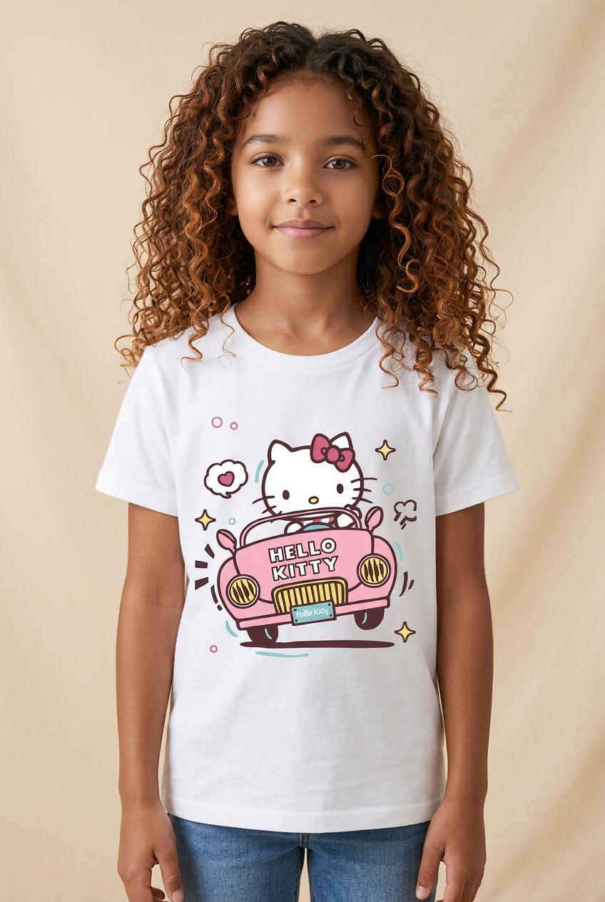 CAMISETA MANGA CORTA - HELLO KITTY