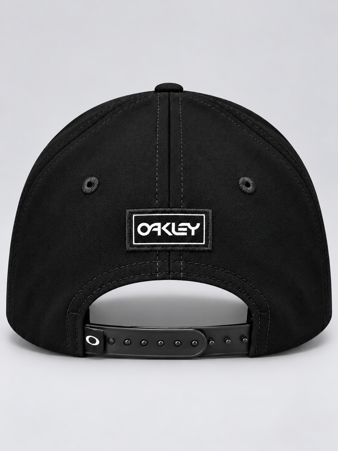Gorra Oakley Negra con Logo Ovalado