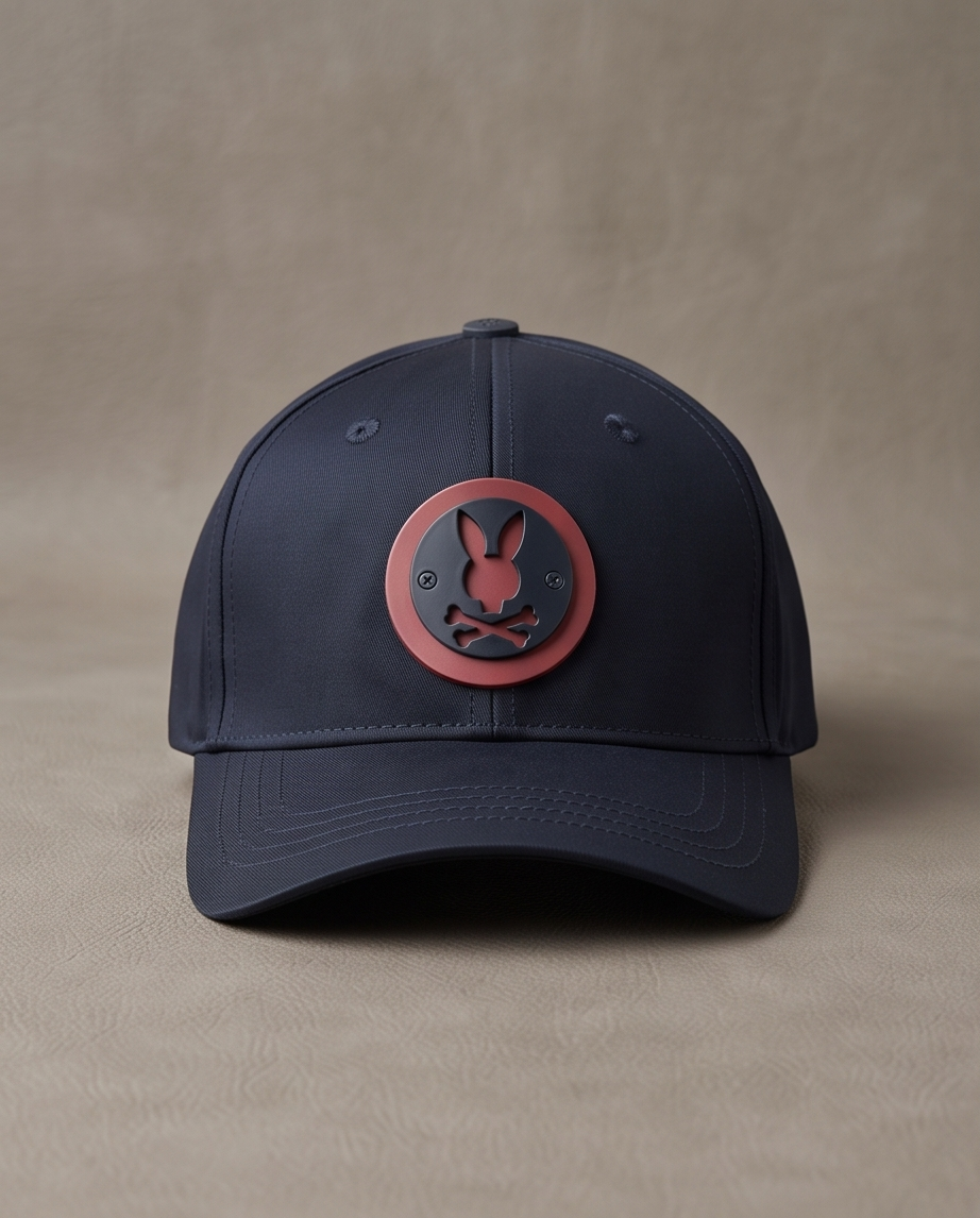Gorra Psycho Bunny Medallion Azul Marino