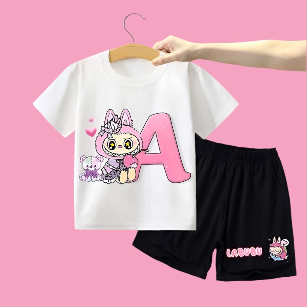 CONJUNTO CAMISETA+PANTALONETA LABUBU
