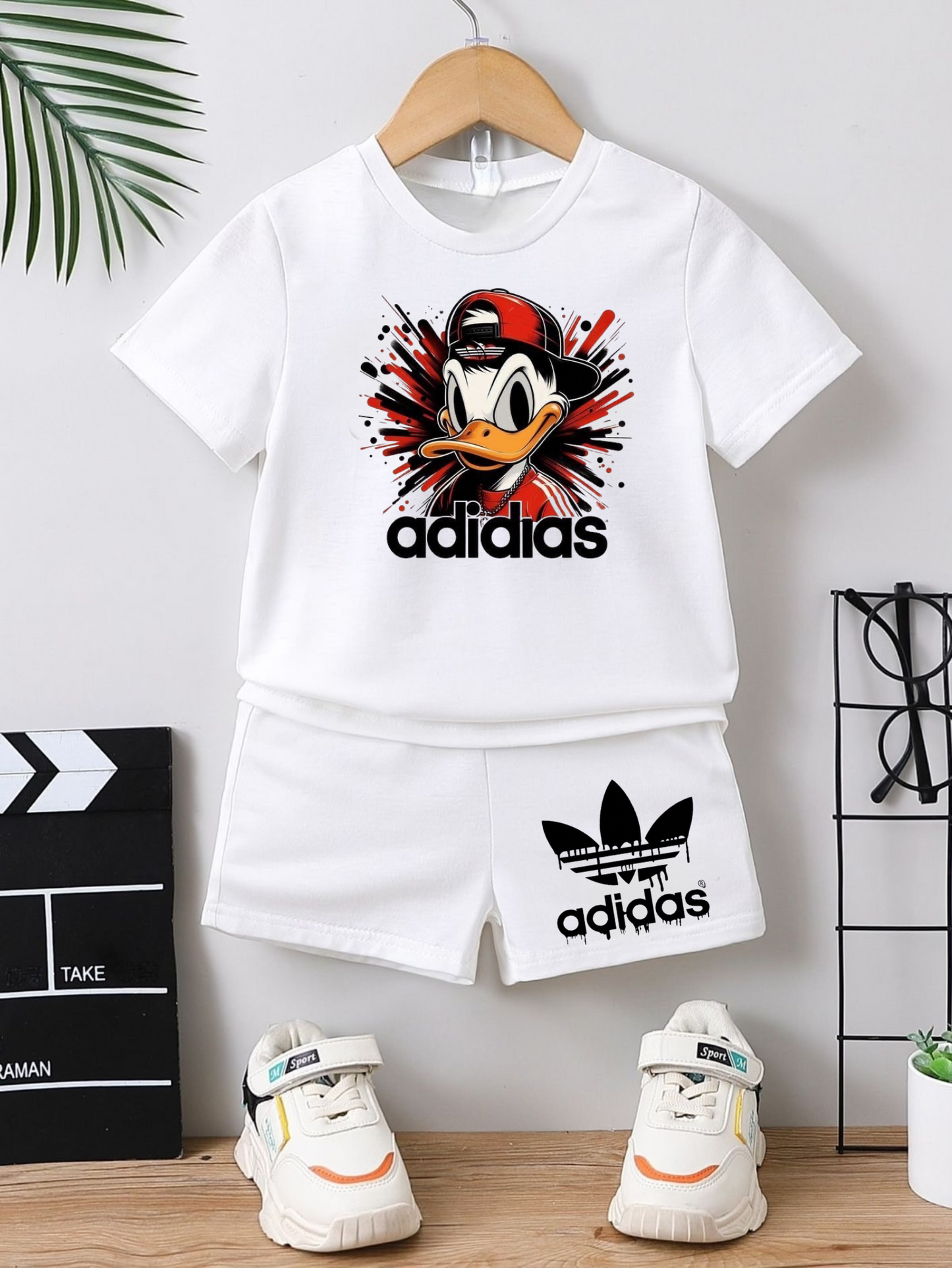 CONJUNTO CAMISETA+PANTALONETA ADIDAS