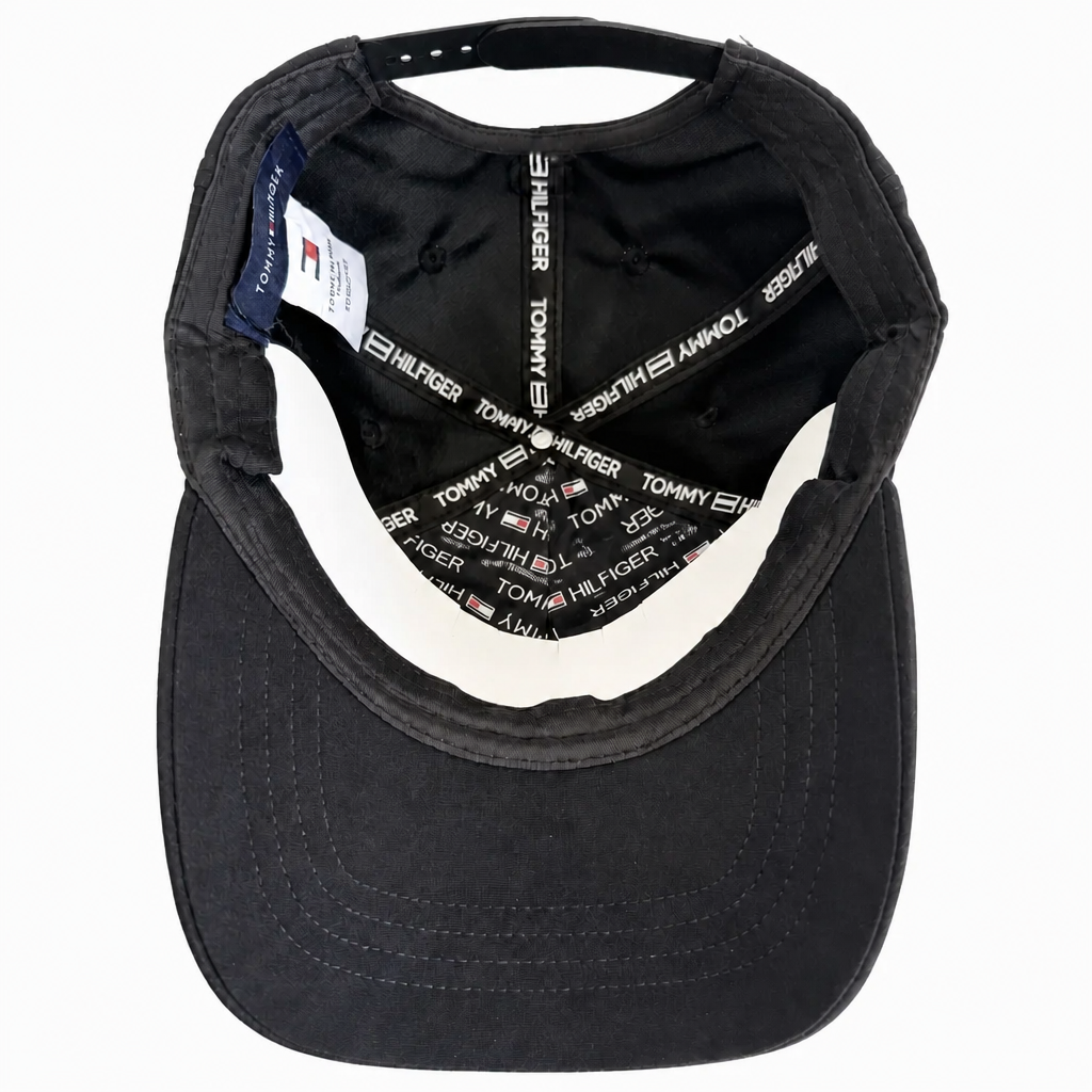 Gorra Tommy Hilfiger Logo Bicolor - Structured Poliéster Estampado Alto Relieve Ajustable