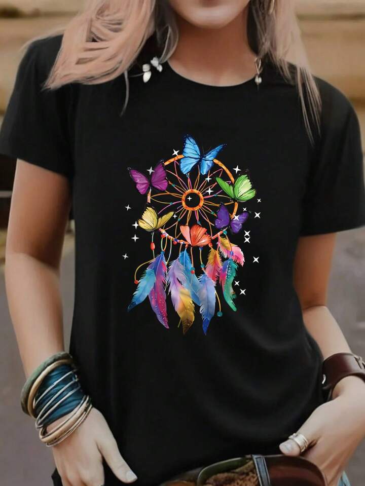 CAMISETA LARGA MUJER - ATRAPA SUEÑOS