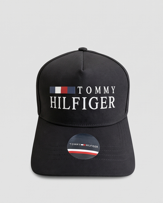 Gorra Tommy Hilfiger Logo Bicolor - Structured Poliéster Estampado Alto Relieve Ajustable