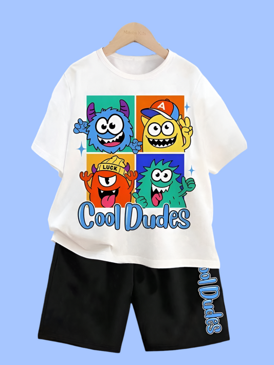 CONJUNTO CAMISETA+PANTALONETA COOL DUDES