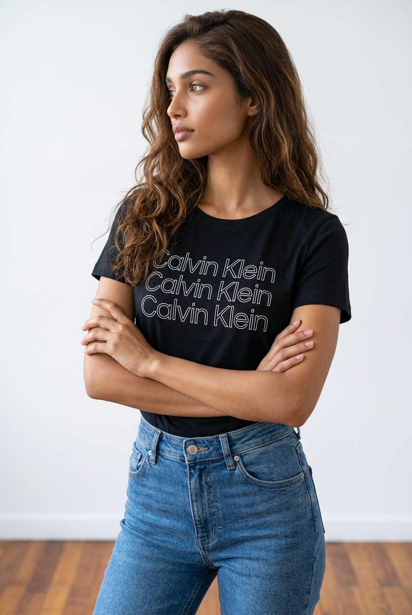 CAMISETA LARGA MUJER - CALVIN KLEIN