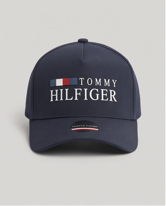 Gorra Tommy Hilfiger Logo - Structured Poliéster Estampado Alto Relieve Ajustable