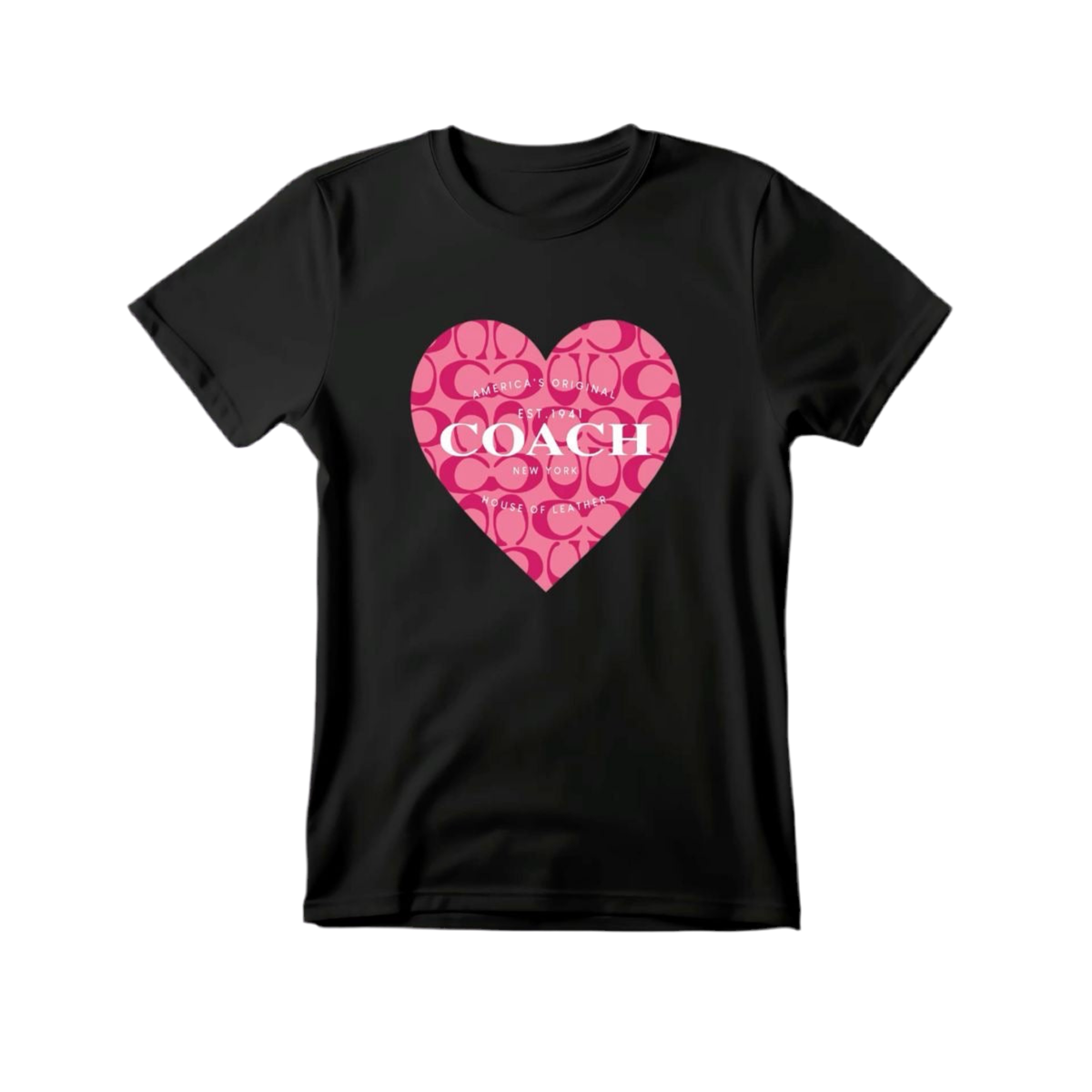 CAMISETA LARGA MUJER - CORAZÓN COACH