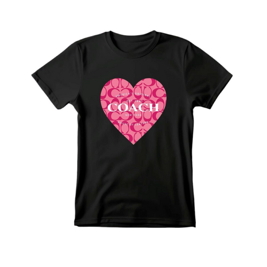 CAMISETA LARGA MUJER - CORAZÓN COACH