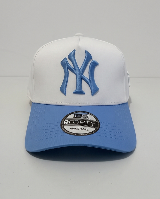 Gorra New Era 9Forty NY Yankees Blanca Visera Azul