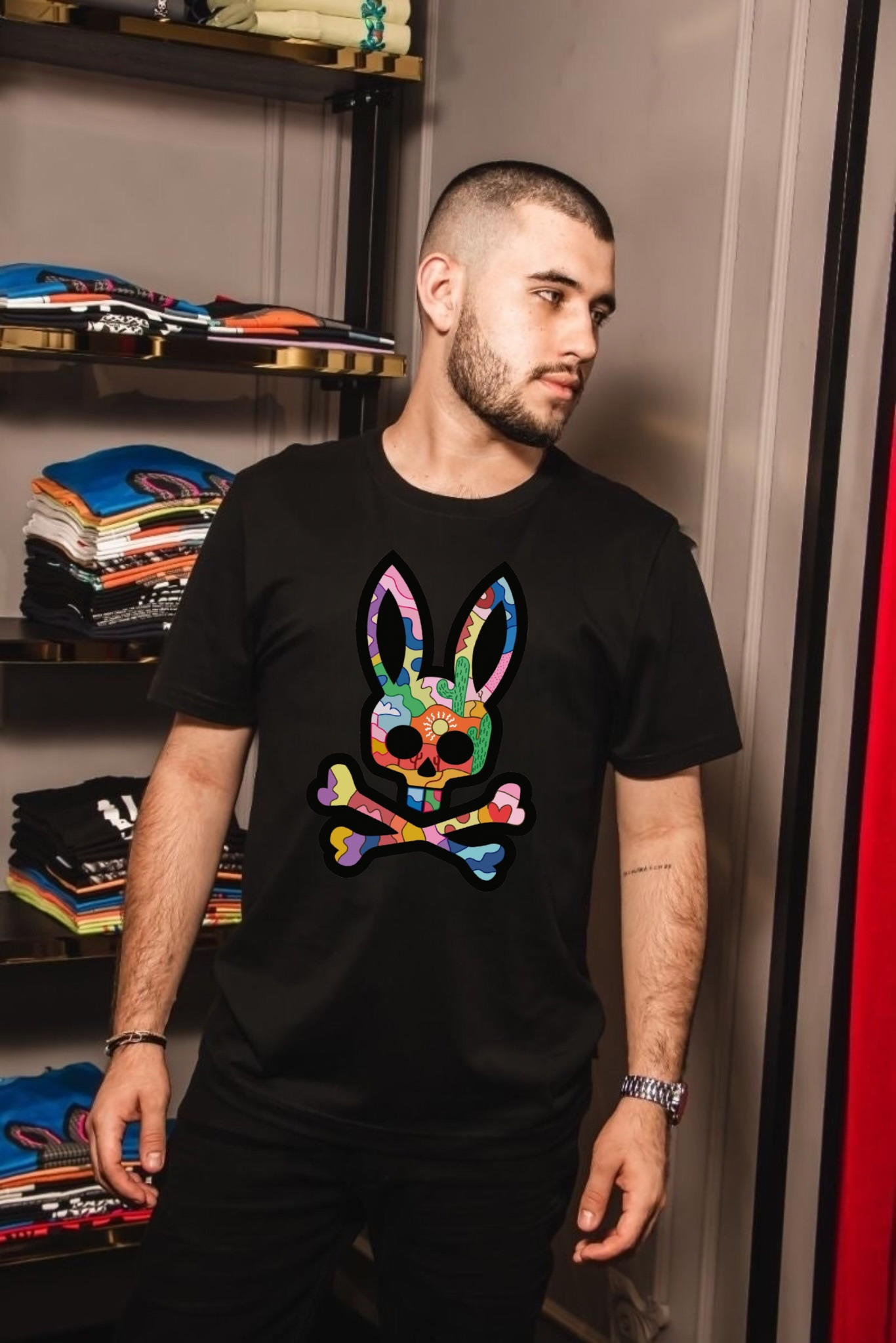 CAMISETA MANGA CORTA - PSYCHO BUNNY
