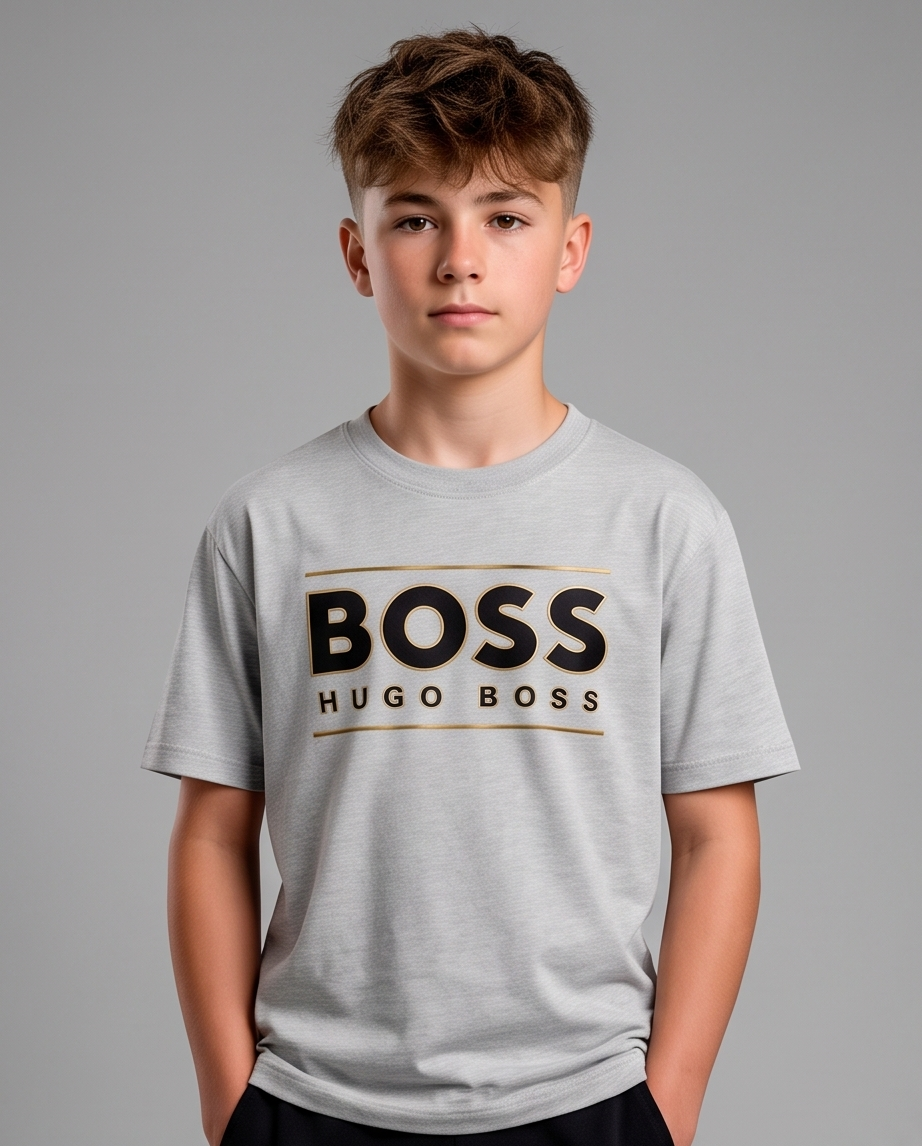 Camiseta Hugo Boss Oversize Niños Verde Seco - Vista 2