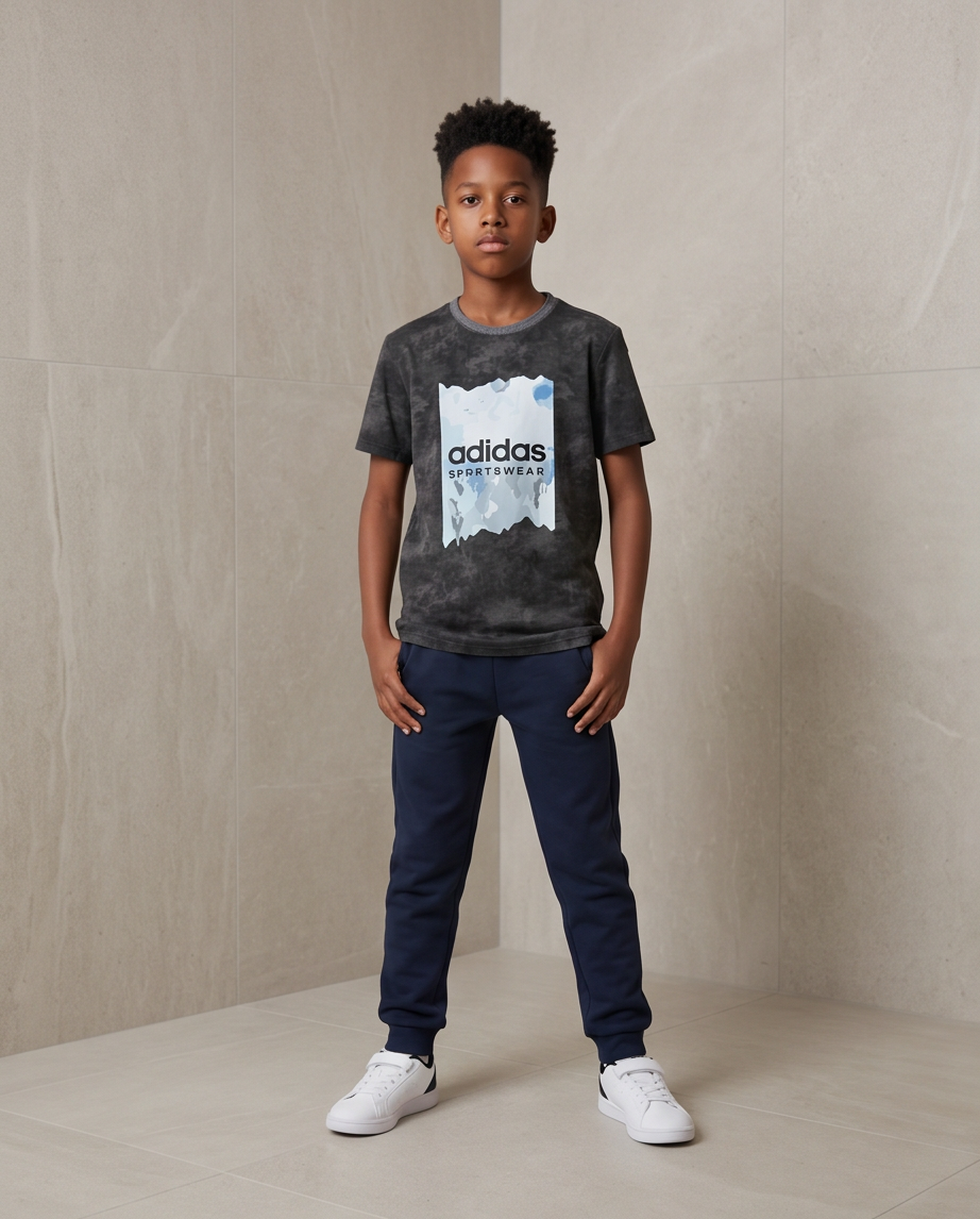 Camiseta Adidas Sportswear niño - pose frontal