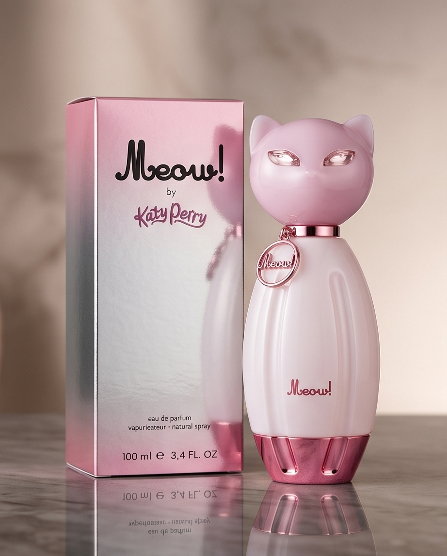 Frasco y caja de Katy Perry Meow!