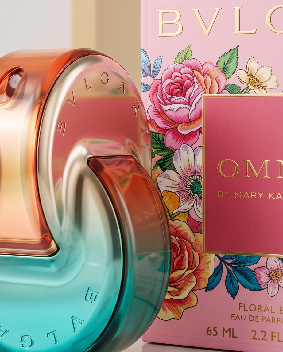 Bvlgari Omnia Paraiba - frasco turquesa y caja