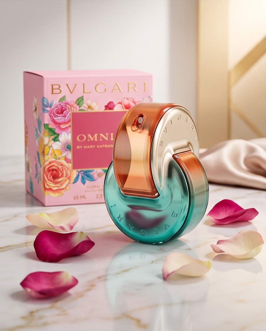 Bvlgari Omnia Paraiba - detalle del cerco blanco