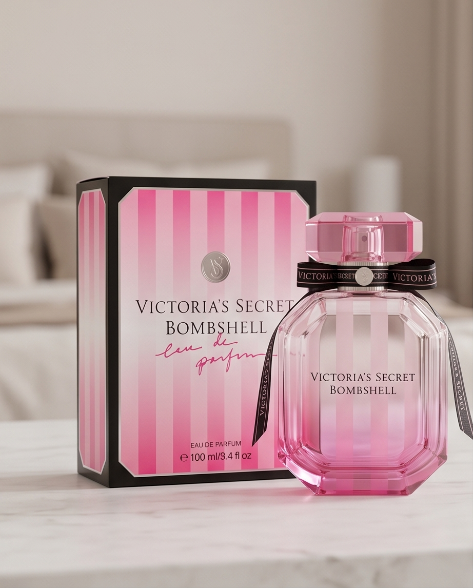 Victoria's Secret Bombshell EDP - presentación con peonías