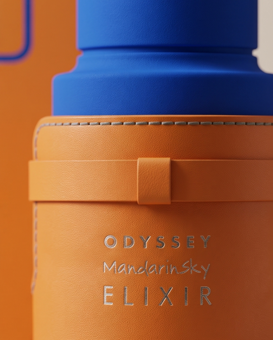 Armaf Odyssey Mandarin Sky Elixir - frasco y empaque