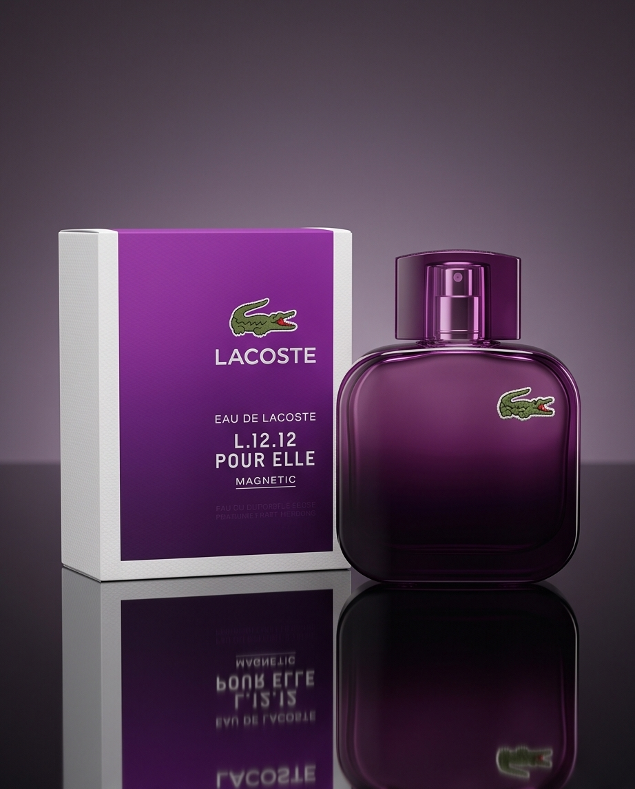 Lacoste L.12.12 Pour Elle Magnetic EDP - frasco morado