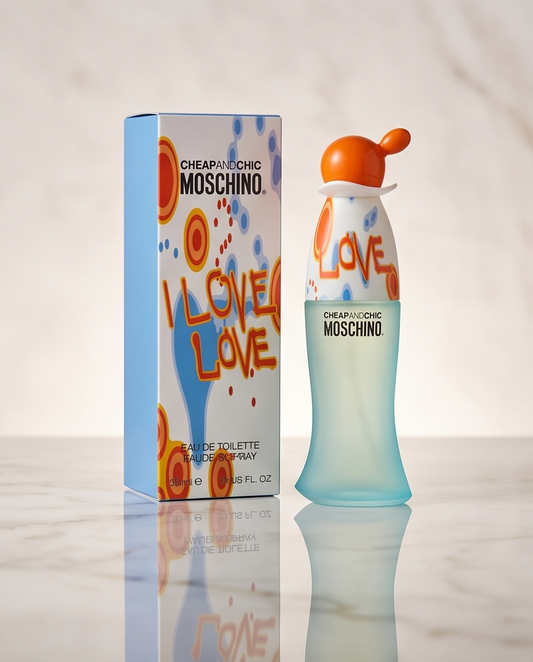 Moschino I Love Love Eau de Toilette - detalle del frasco