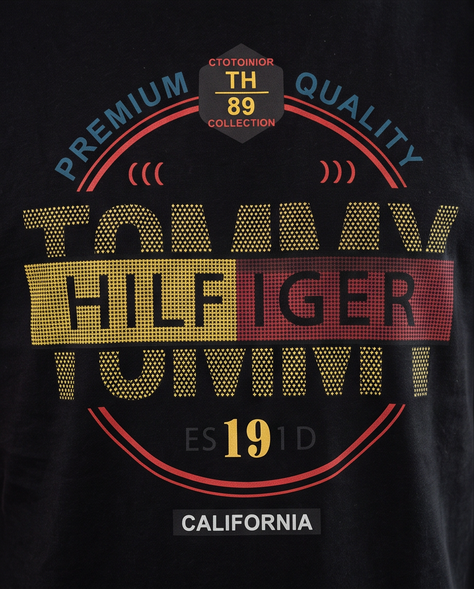 Detalle estampado Tommy Hilfiger California TH89 Premium Quality multicolor