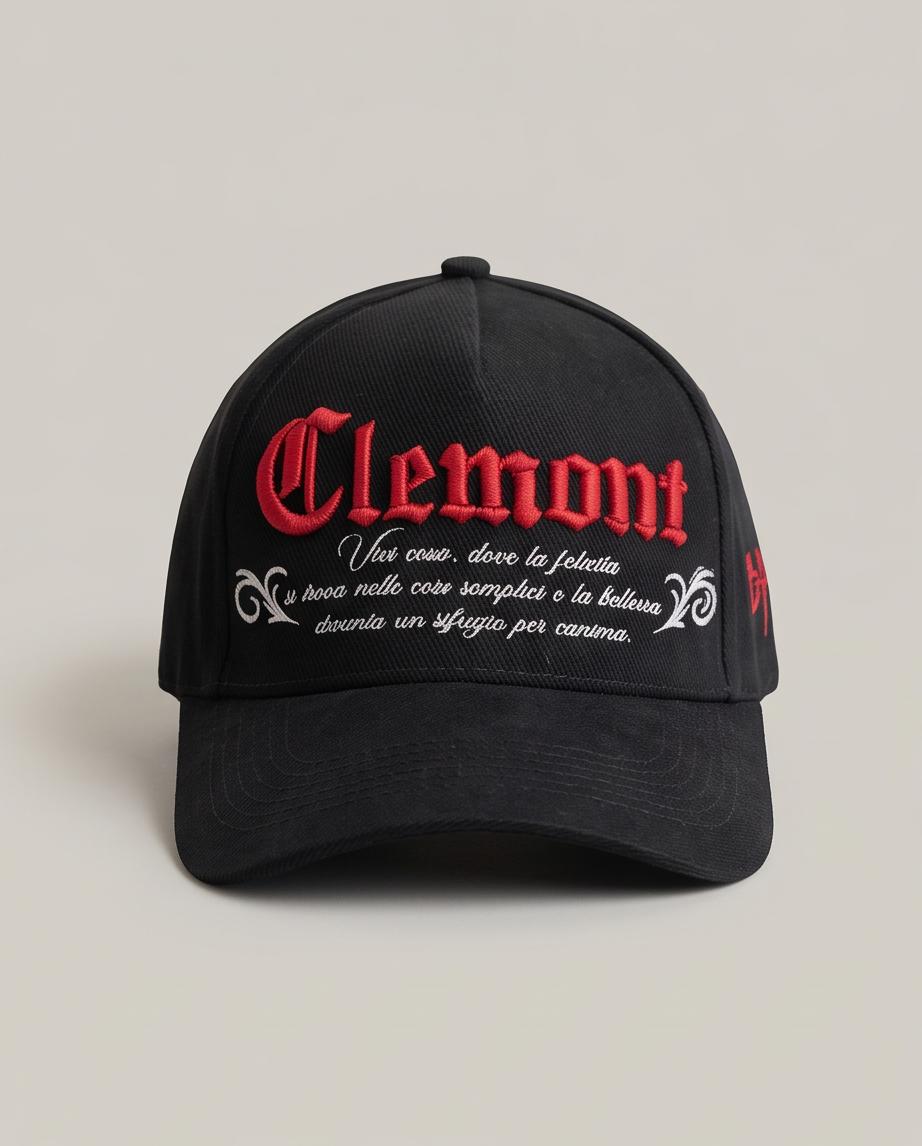 Gorra Clemont Rose frente bordado