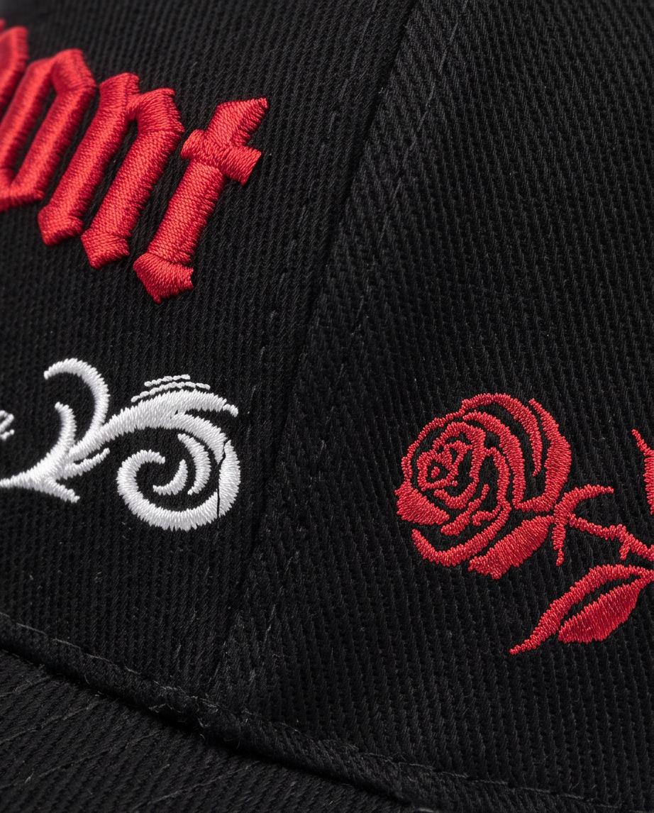 Gorra Clemont Rose detalle bordado