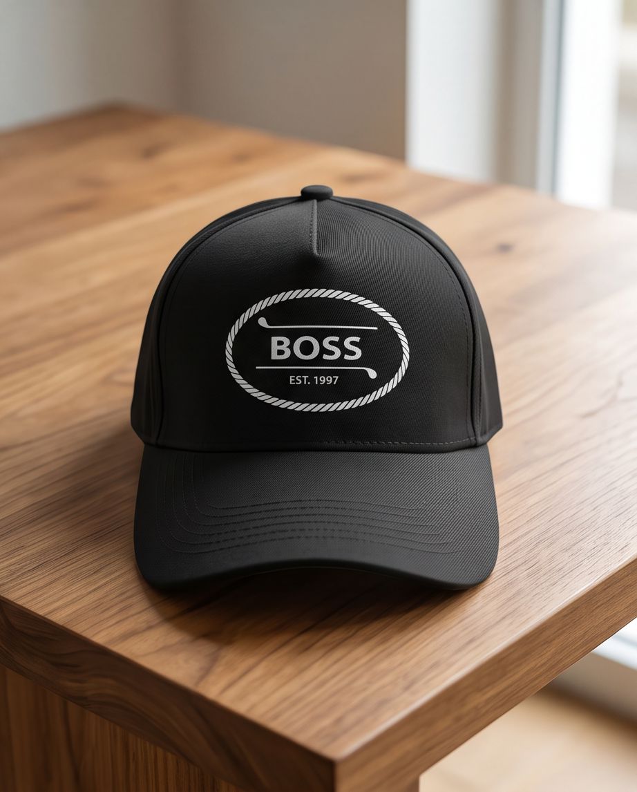 Gorra Hugo Boss Est. 1997 interior forro monogram