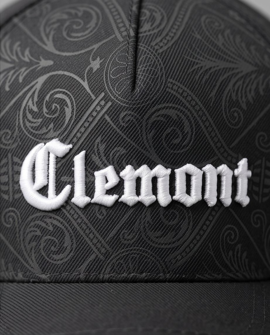 Gorra Clemont Baroque Monogram interior visa roja