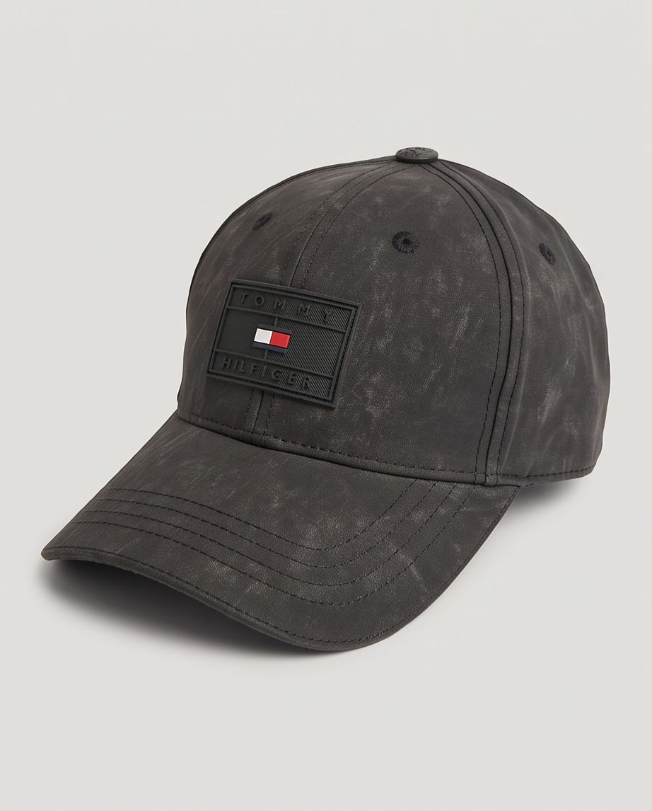 Gorra Tommy Hilfiger Waxed Monogram interior cinta tricolor