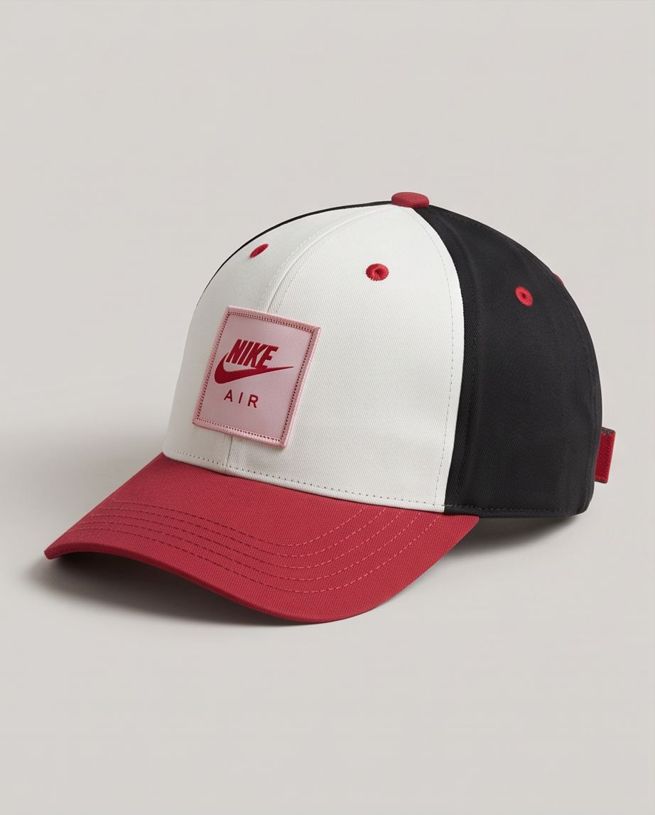 Gorra Nike Air Tricolor vista tres cuartos lateral