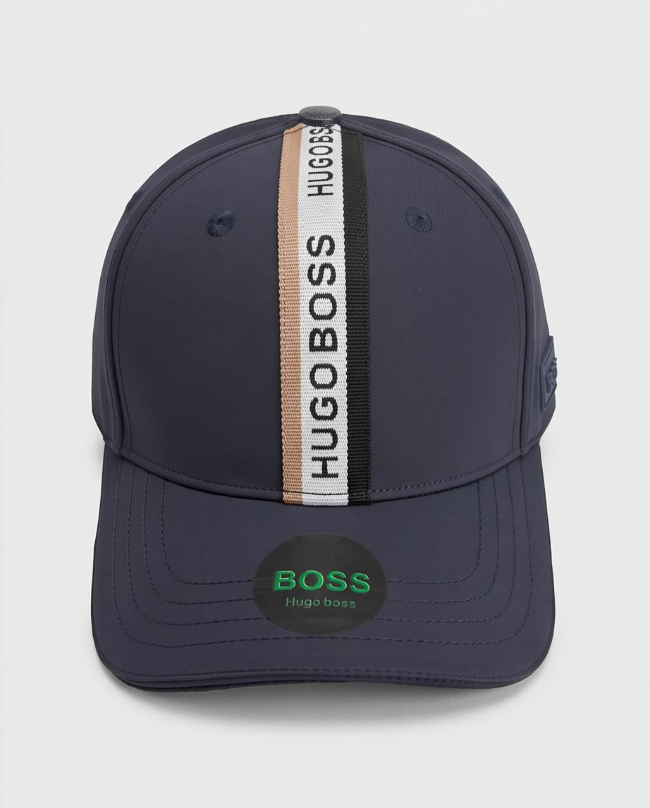 Gorra Hugo Boss Azul Marino Franja - Frente