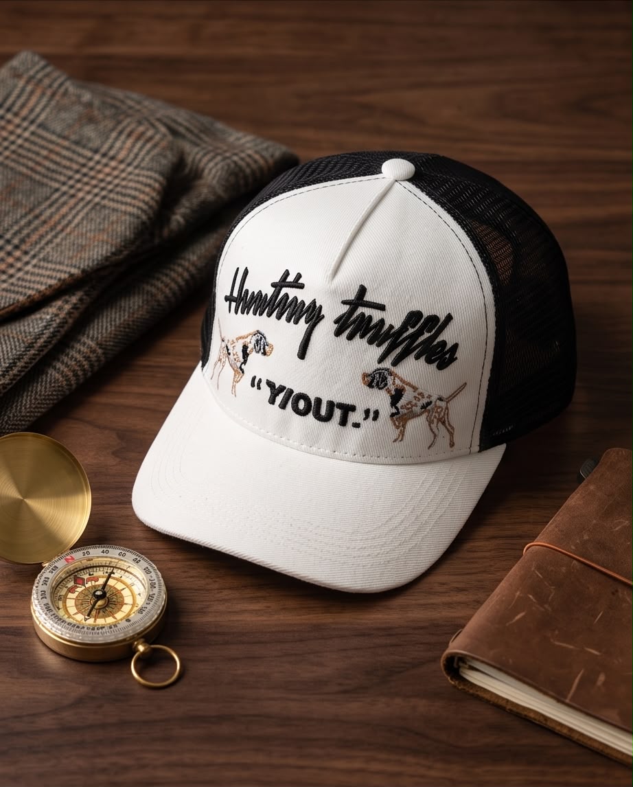Gorra Y/OUT Hunting Truffles - Trasera malla negra