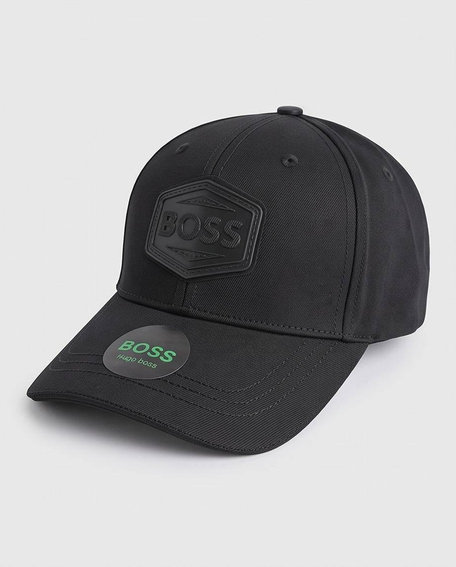 Gorra Hugo Boss Negra Total - Vista lateral