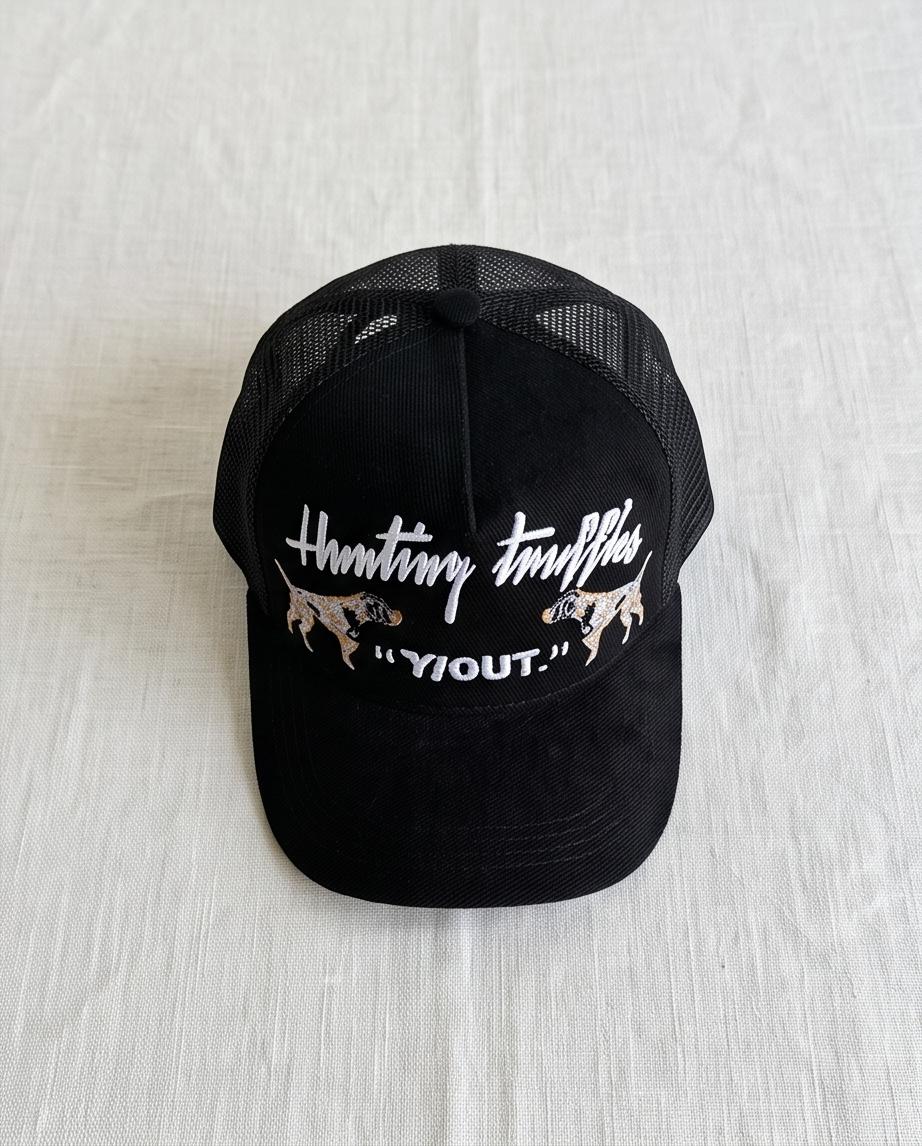 Gorra Y/OUT Hunting Truffles Negra - Vista superior