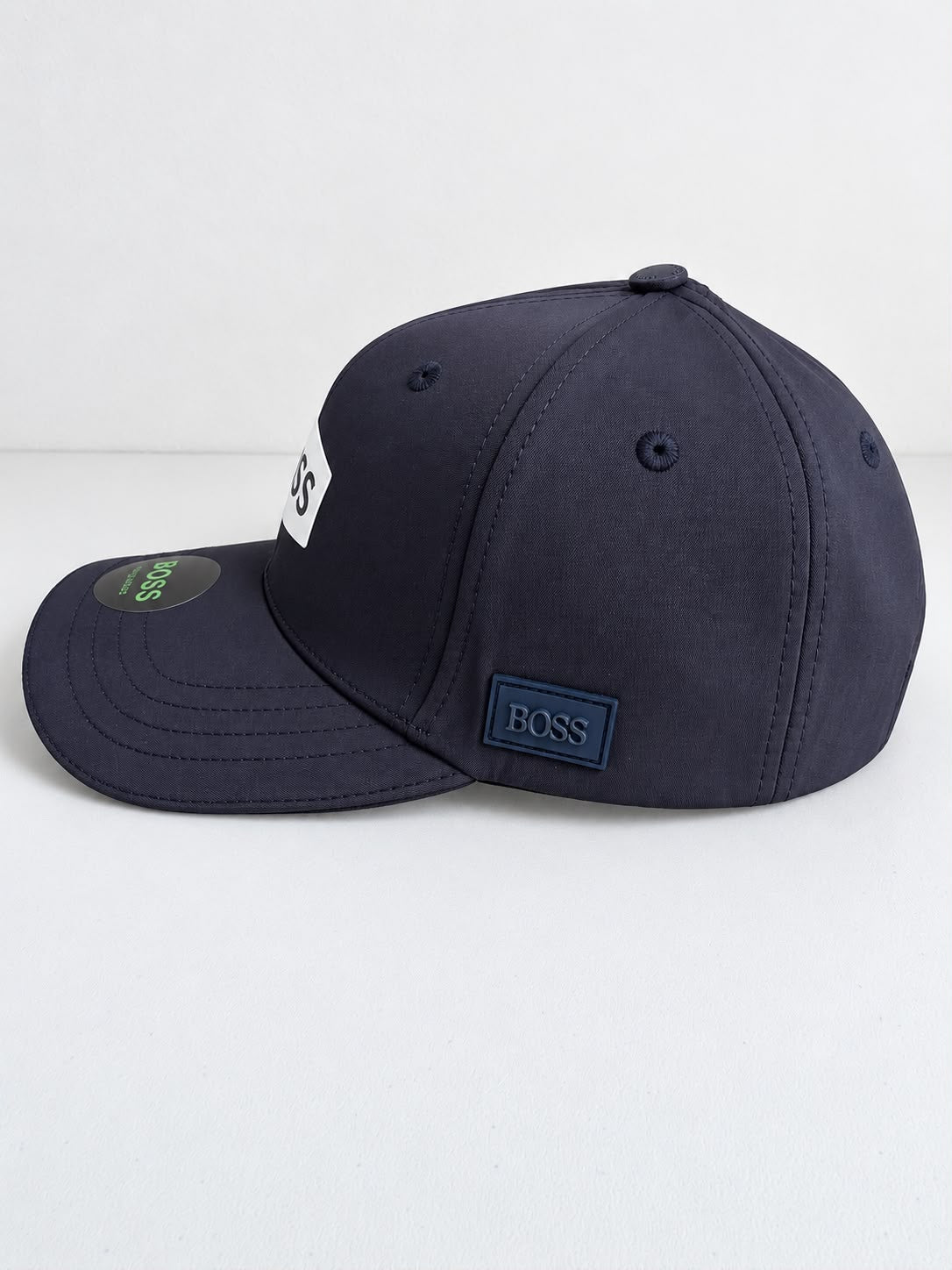 Gorra Hugo Boss Azul Marino - Lateral parche BOSS