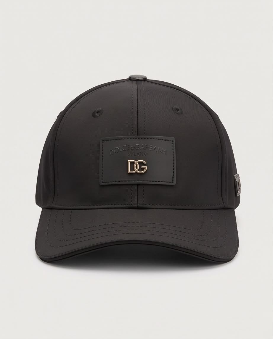 Gorra D&G Negra - Frente parche DG Milano