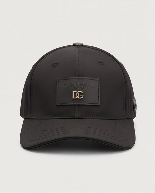 Gorra D&G Negra - Frente parche DG Milano