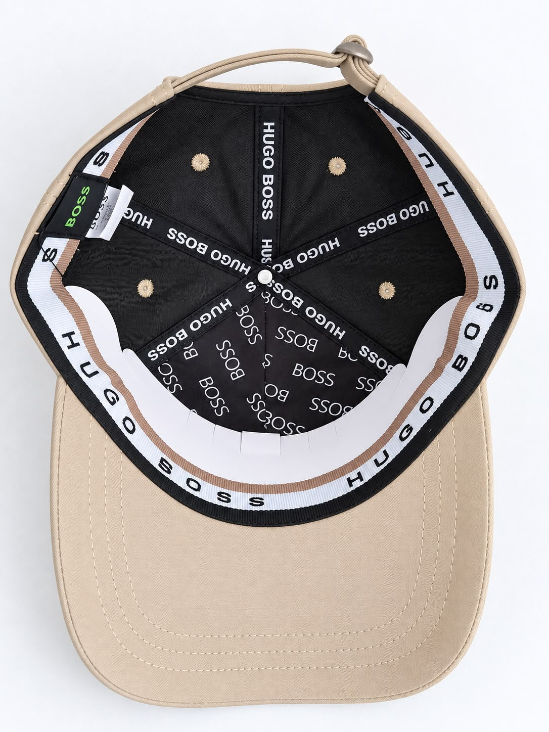 Gorra Hugo Boss Beige - Interior full-print negro HUGO BOSS