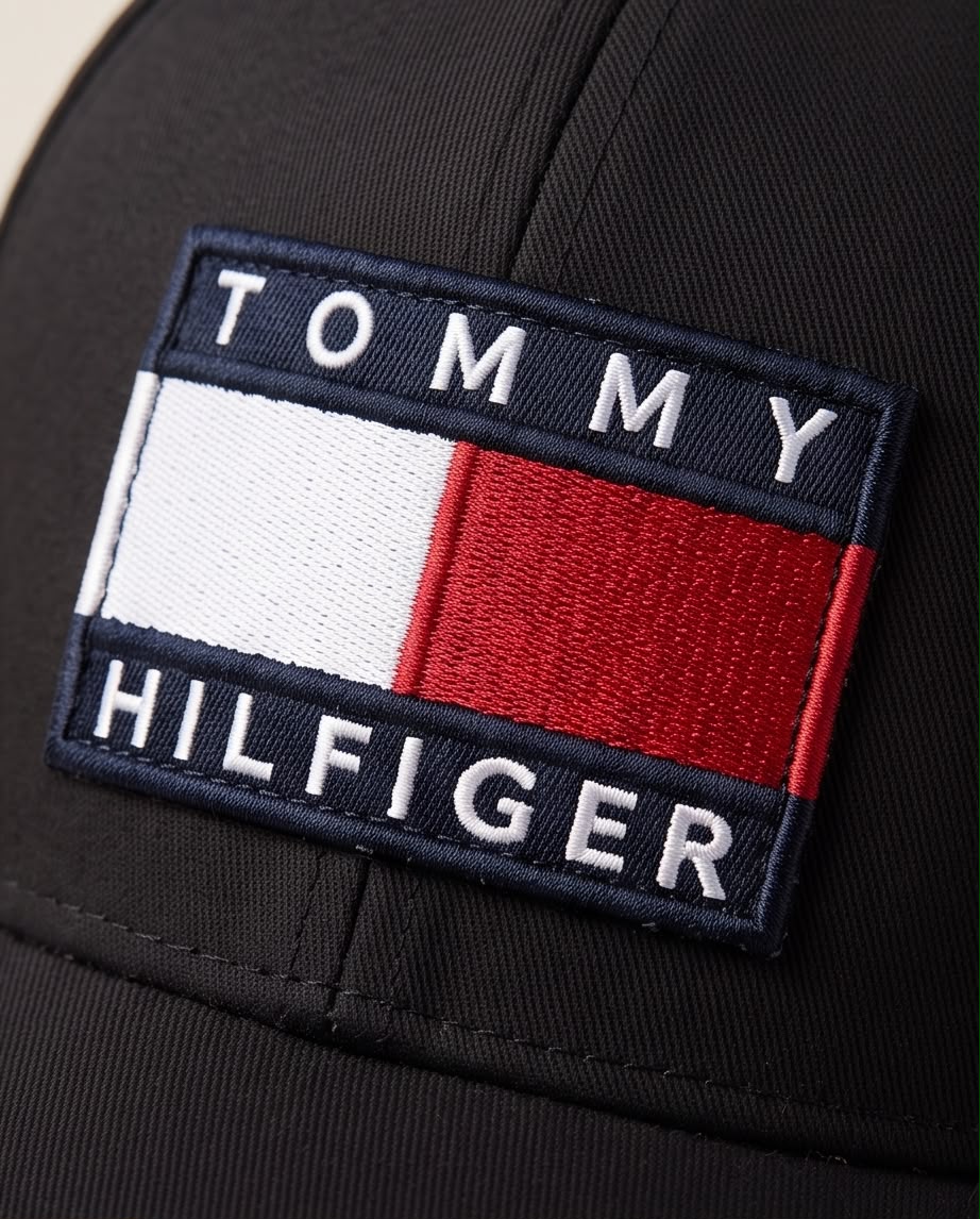 Interior de la gorra Tommy Hilfiger negra