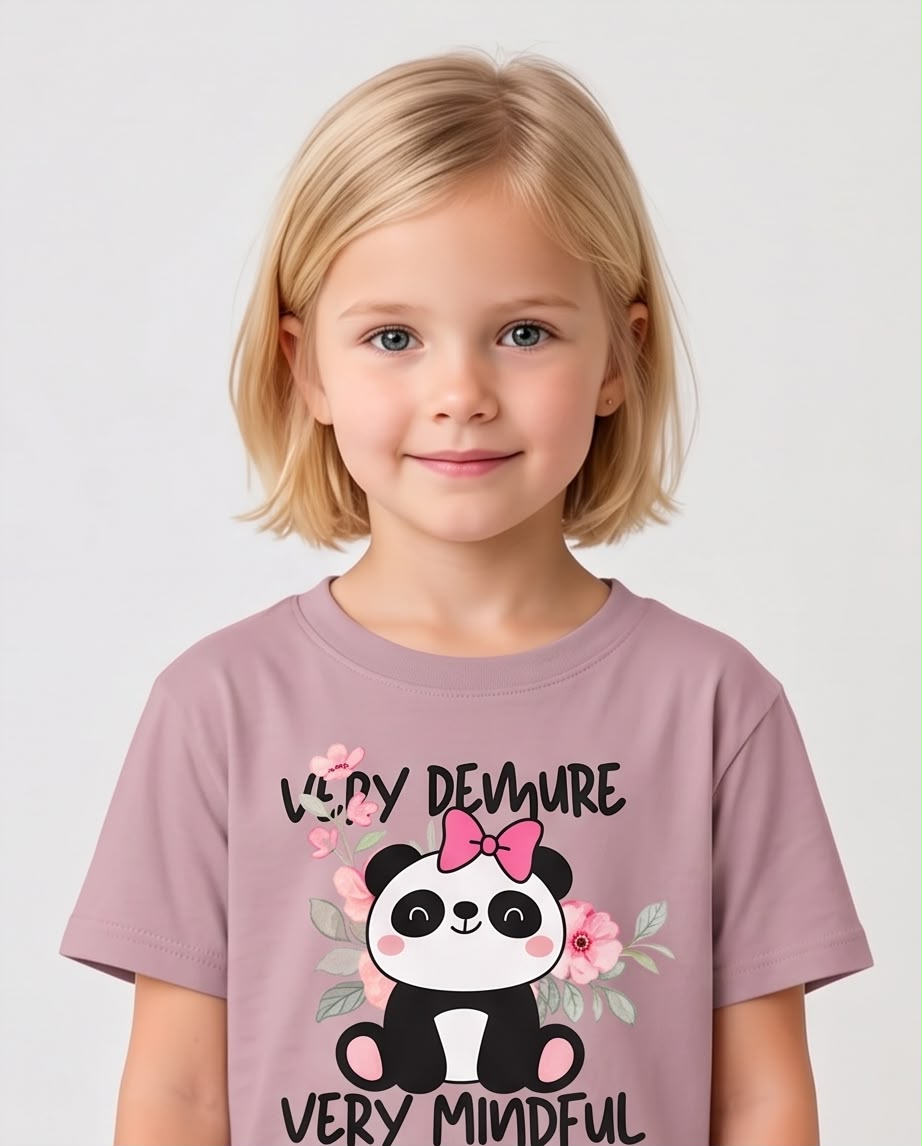 Detalle estampado pandita Very Demure Very Mindful