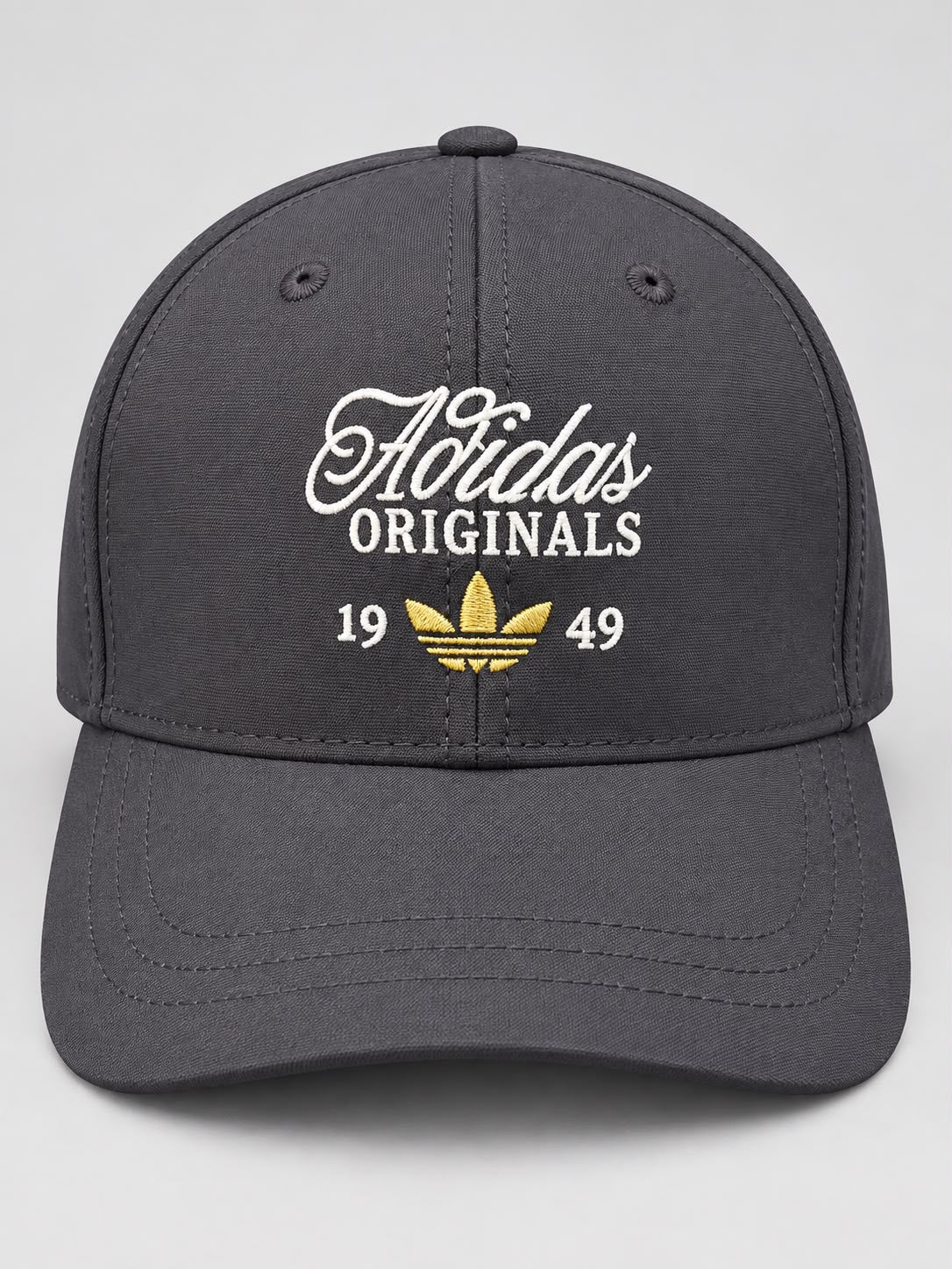 Gorra Adidas Originals 1949 gris oscuro, vista frontal